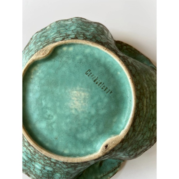 Vintage Czech Art Deco Ditmar Urbach Pottery Bowl - Picture 4 of 5